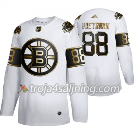Boston Bruins tröja David Pastrnak 88 2019-2020 Adidas Golden Edition Vit Authentic - NHL Tröjor Herr Boston Bruins tröja David Pastrnak 88 2019-2020 Adidas Golden Edition Vit Authentic - NHL Tröjor Herr